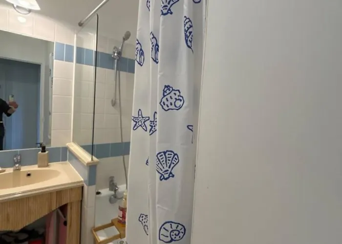 公寓 Petit Golf Privee Piscine Chauffee 多维尔