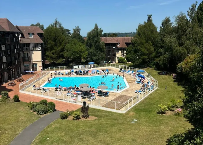 דירה Petit Golf Privee Piscine Chauffee דוביל